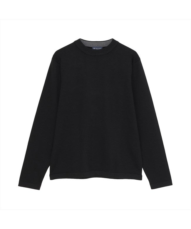 トーキョーシャツ TOKYO SHIRTS ニット シルク混 モックネック セーター メンズ （ブラック） ブラック