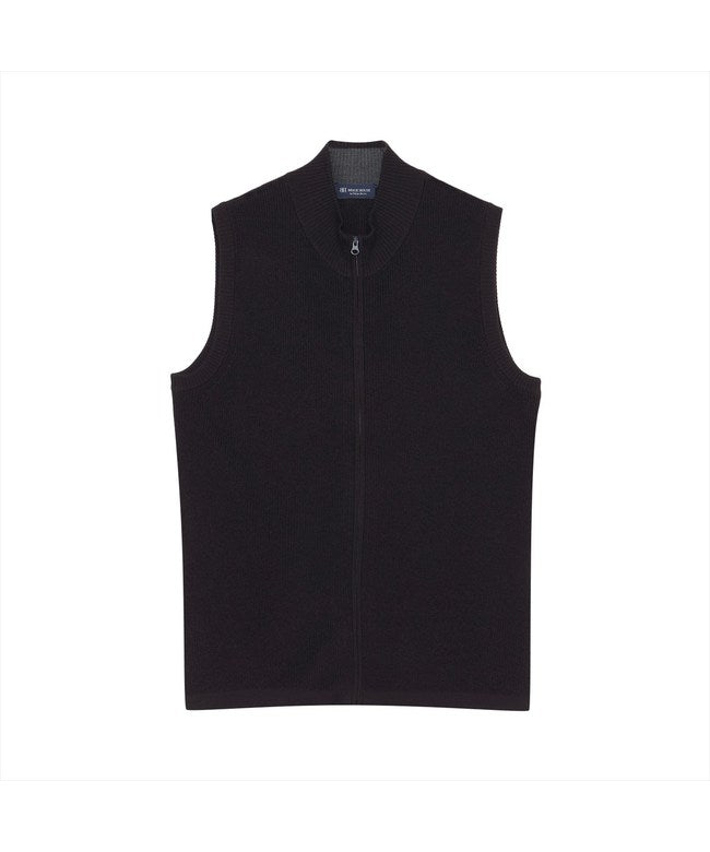 トーキョーシャツ TOKYO SHIRTS ニット フルジップ ベスト メンズ （ネイビー） ネイビー