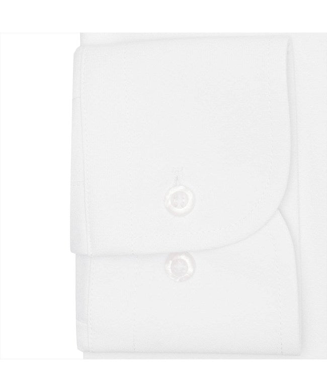 トーキョーシャツ TOKYO SHIRTS 【ストレッチ】 ホリゾンタルワイド 長袖 形態安定 ニットシャツ ワイシャツ （ホワイト） ホワイト