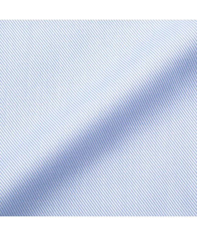 トーキョーシャツ TOKYO SHIRTS 【超形態安定】 ワイド 長袖 形態安定 綿100% ワイシャツ （ブルー） ブルー