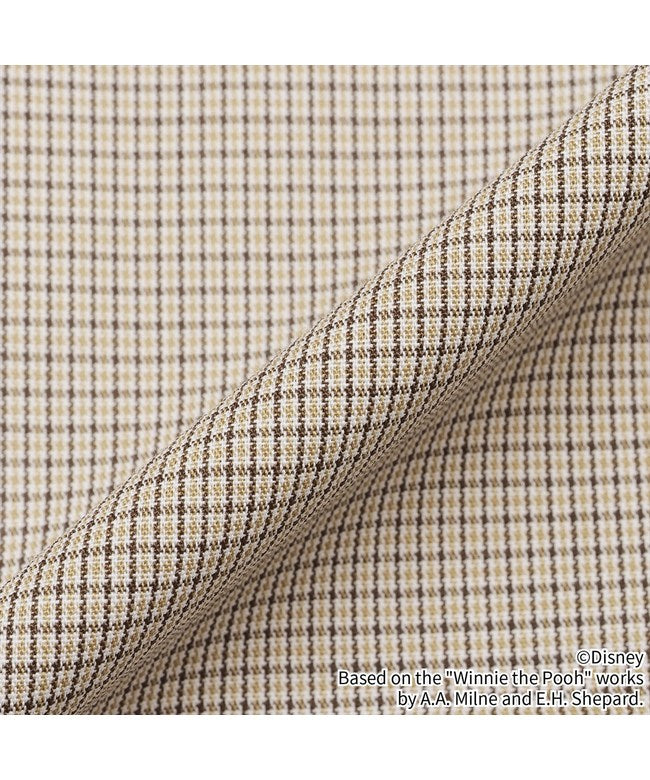 トーキョーシャツ TOKYO SHIRTS 【くまのプーさん】 ボタンダウン 長袖 形態安定 ワイシャツ （ブラウン） ブラウン