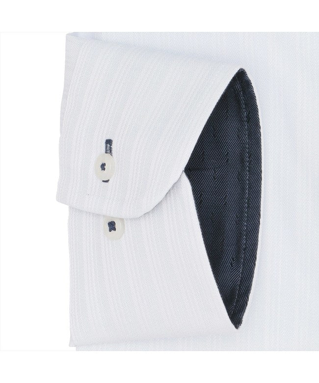 トーキョーシャツ TOKYO SHIRTS 【超形態安定・大きいサイズ】 ボタンダウン 長袖 形態安定 綿100% ワイシャツ （サックス） サックス