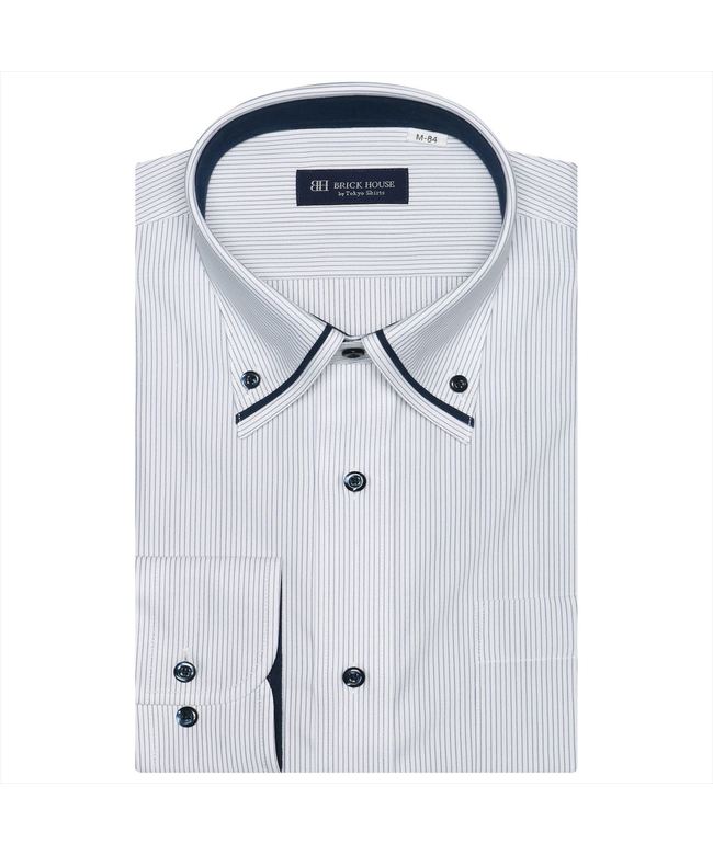 hntページ TOKYO SHIRTS [Stretch] Shape-retaining button-down collar long-sleeve