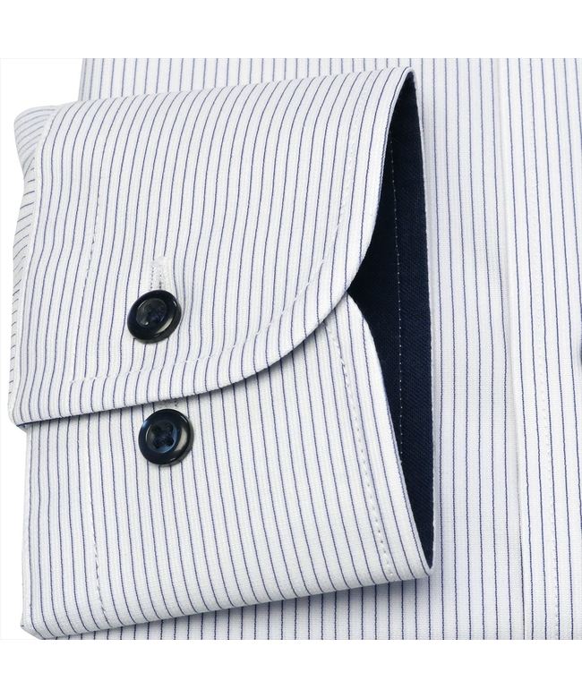 トーキョーシャツ TOKYO SHIRTS 【ストレッチ】 形態安定 ボタンダウンカラー 長袖ニットシャツ （ブルー） ブルー
