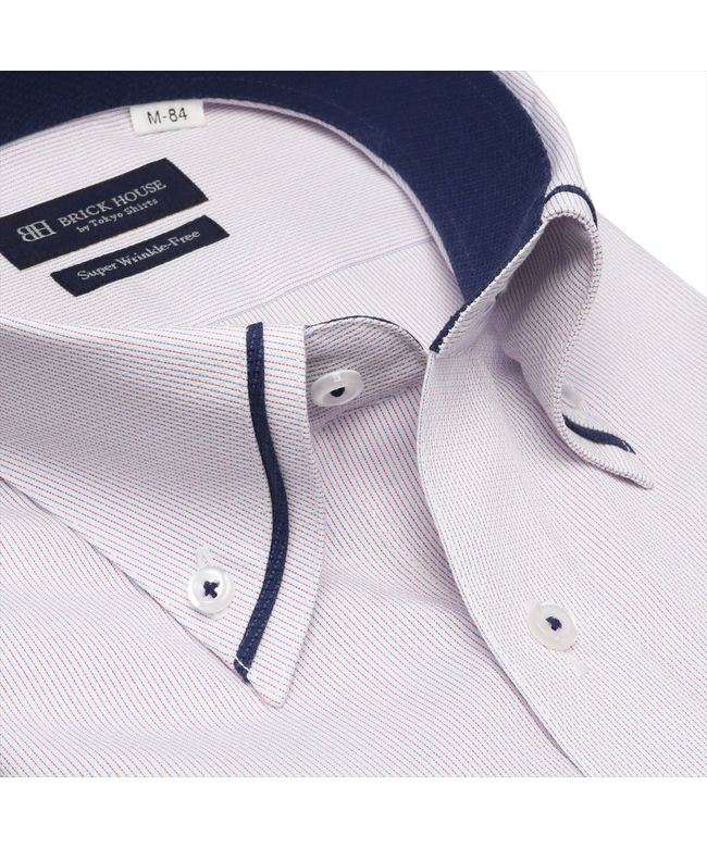 トーキョーシャツ TOKYO SHIRTS 【超形態安定】 ボタンダウンカラー 長袖 ノーアイロン ワイシャツ