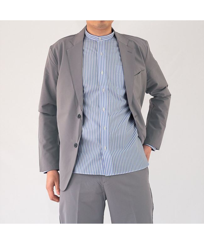 トーキョーシャツ TOKYO SHIRTS 4Dストレッチフィット ワークジャケット （31 ライトグレー） 31 ライトグレー