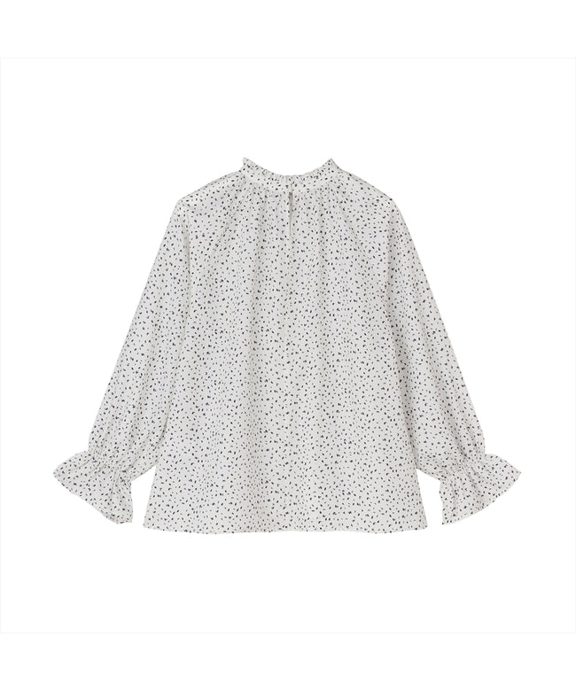 トーキョーシャツ TOKYO SHIRTS フリル衿ブラウス 長袖 レディース （オフホワイト） オフホワイト