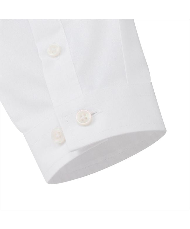 トーキョーシャツ TOKYO SHIRTS 【透け防止】 レギュラー 長袖 形態安定 レディースシャツ 刺繍襟 （ホワイト） ホワイト