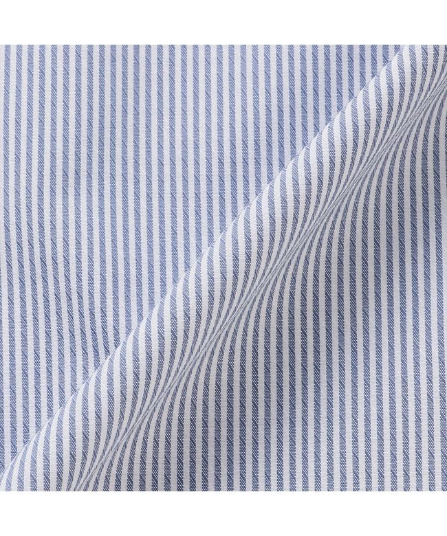 トーキョーシャツ TOKYO SHIRTS 【透け防止】 ワイド 長袖 形態安定 レディースシャツ （ネイビー） ネイビー