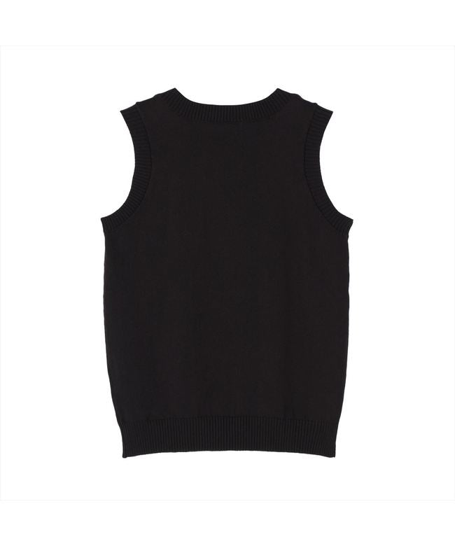 トーキョーシャツ TOKYO SHIRTS ボートネック ニットベスト レディース （ブラック） ブラック