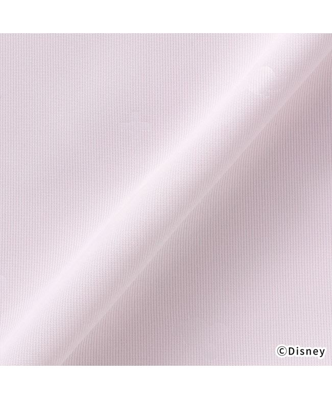 トーキョーシャツ TOKYO SHIRTS 【ディズニー】 ワイド 長袖 形態安定 レディースニットシャツ ストレッチ （ライトピンク） ライトピンク