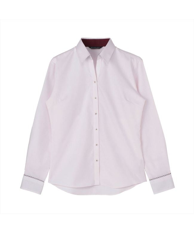 東京襯衫 TOKYO SHIRTS 【防透】 開領 長袖 形狀穩定 女士襯衫