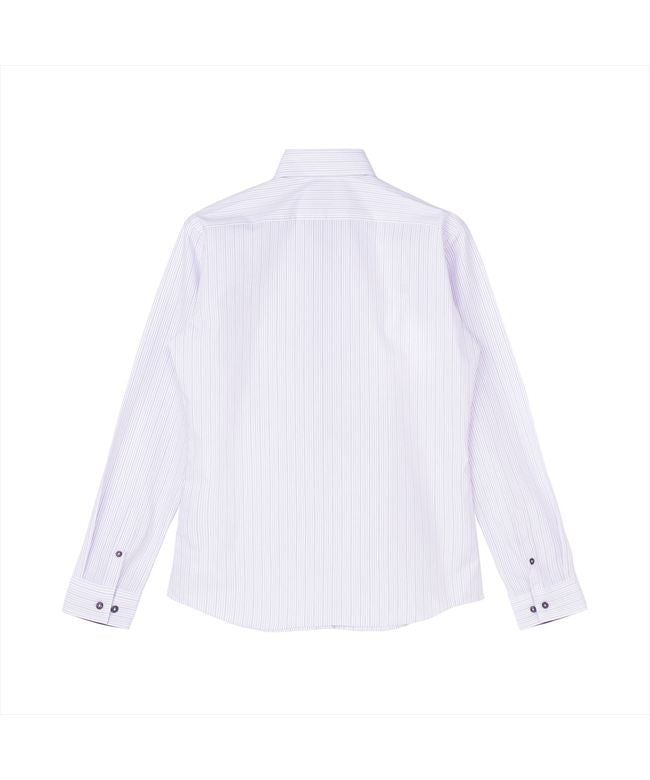 トーキョーシャツ TOKYO SHIRTS 【透け防止】 スキッパー 長袖 形態安定 レディースシャツ （パープル） パープル