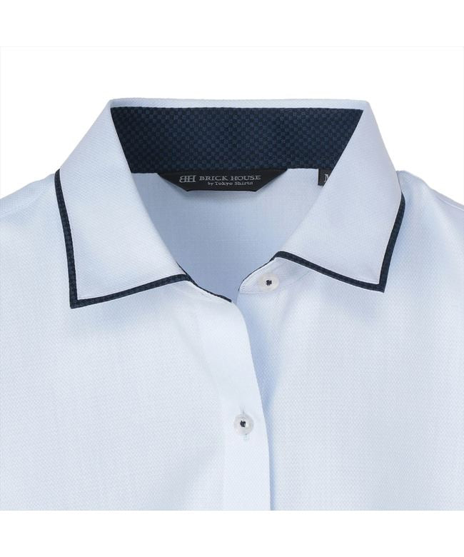 Tokyo Shirts 【Sheer Prevention】 Wide Three-Quarter Sleeve Shape