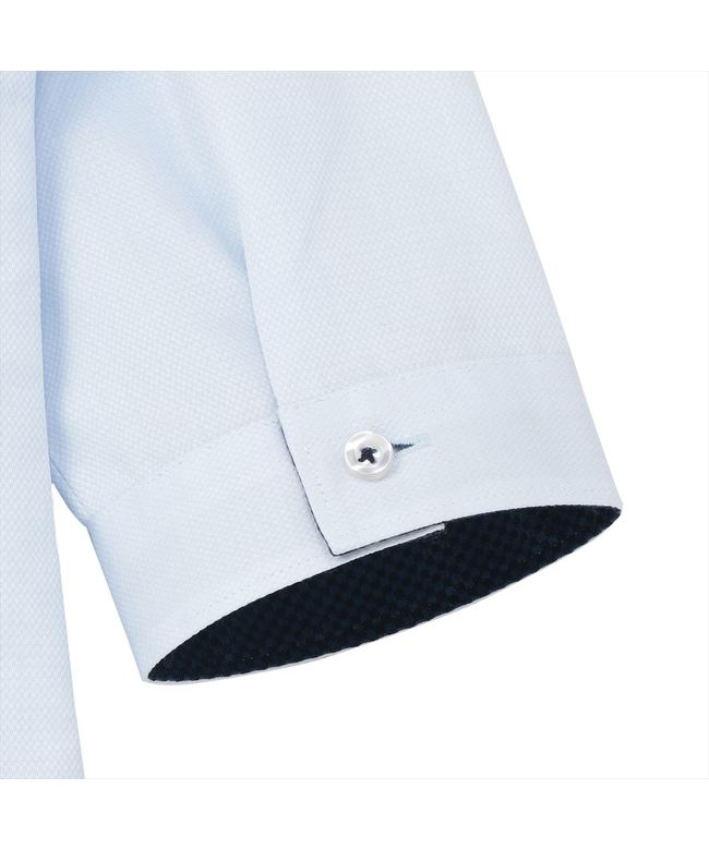 Tokyo Shirts 【Sheer Prevention】 Wide Three-Quarter Sleeve Shape