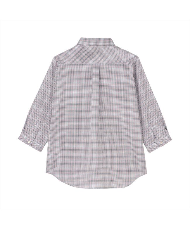 トーキョーシャツ TOKYO SHIRTS 【Pitta Re:)】 カジュアルシャツ Wガーゼ 七分袖 綿100% レディース （オレンジ） オレンジ