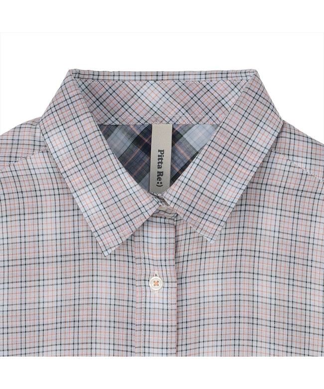 トーキョーシャツ TOKYO SHIRTS 【Pitta Re:)】 カジュアルシャツ Wガーゼ 七分袖 綿100% レディース （オレンジ） オレンジ