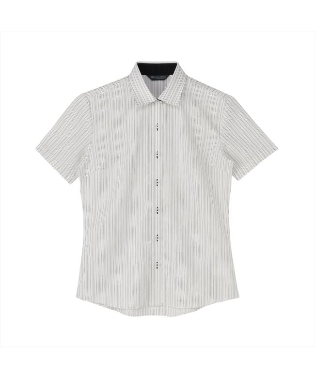 トーキョーシャツ TOKYO SHIRTS 【吸水速乾】 ワイド 半袖 形態安定 レディースシャツ （イエロー） イエロー