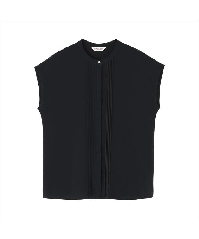 トーキョーシャツ TOKYO SHIRTS ピンタックブラウス フレンチ袖 レディース （ネイビー） ネイビー