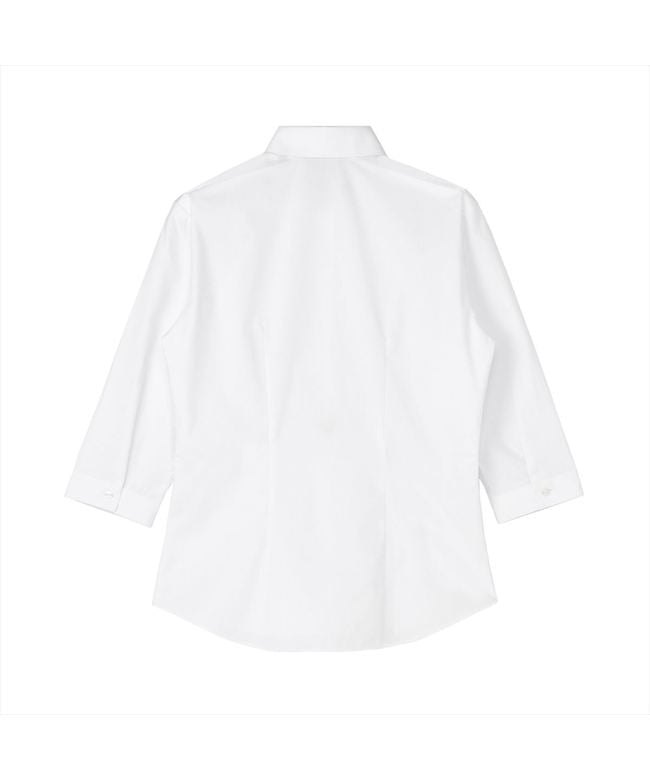トーキョーシャツ TOKYO SHIRTS 【透け防止】 レギュラー 七分袖 形態安定 レディースシャツ （ホワイト） ホワイト