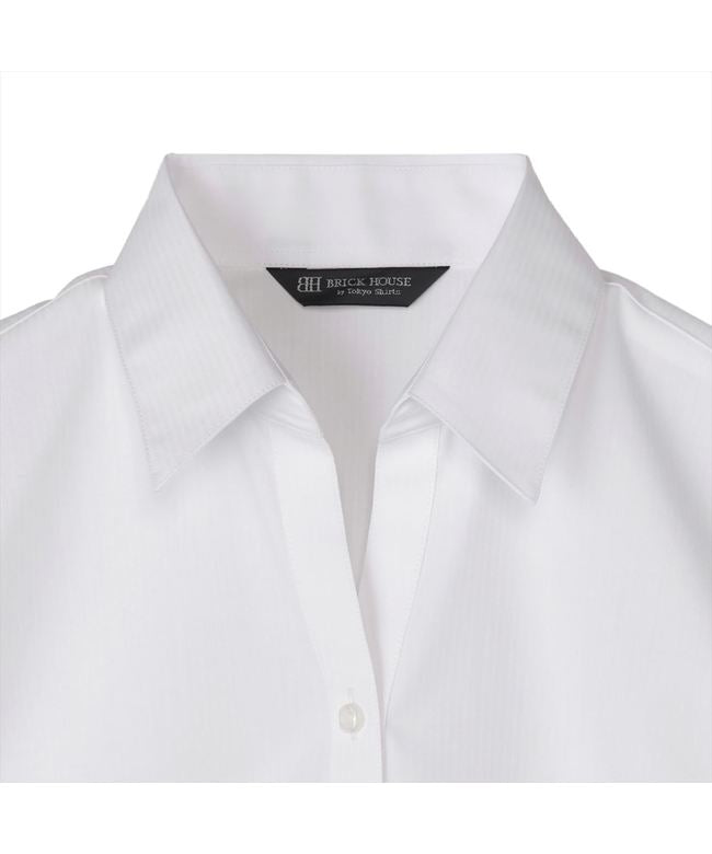 Tokyo Shirts 【Anti-Transparency】 Skipper Long Sleeve Wrinkle