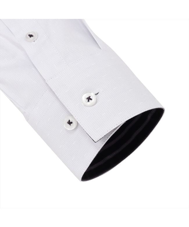 トーキョーシャツ TOKYO SHIRTS 【透け防止】 スキッパー 長袖 形態安定 レディースシャツ （パープル） パープル