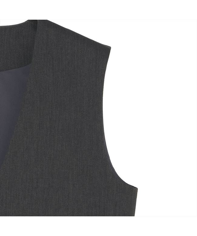 トーキョーシャツ TOKYO SHIRTS ロングジレ セットアップ可能 レディース （グレー） グレー