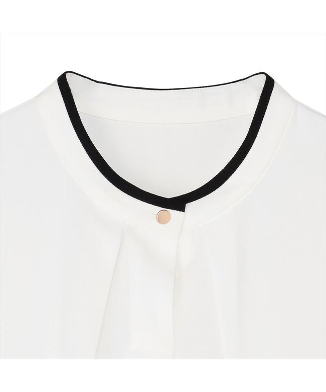 Tokyo Shirts Tokyo Shirts Stretch Georgette 2-Way Color Block Bow Tie