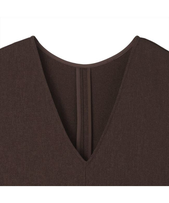トーキョーシャツ TOKYO SHIRTS ウーリッシュ素材 ジャンパースカート セットアップ可能 レディース （ブラウン） ブラウン