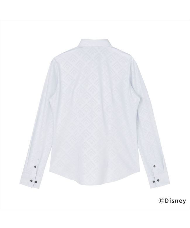 トーキョーシャツ TOKYO SHIRTS 【ディズニー】 ワイド 長袖 形態安定 レディースシャツ （グレー） グレー