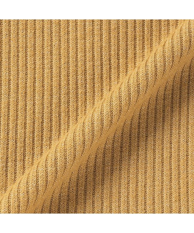 トーキョーシャツ TOKYO SHIRTS 【Pitta Re:)】 ニット ラメテレコ ハイネック プルオーバー レディース （マスタード） マスタード