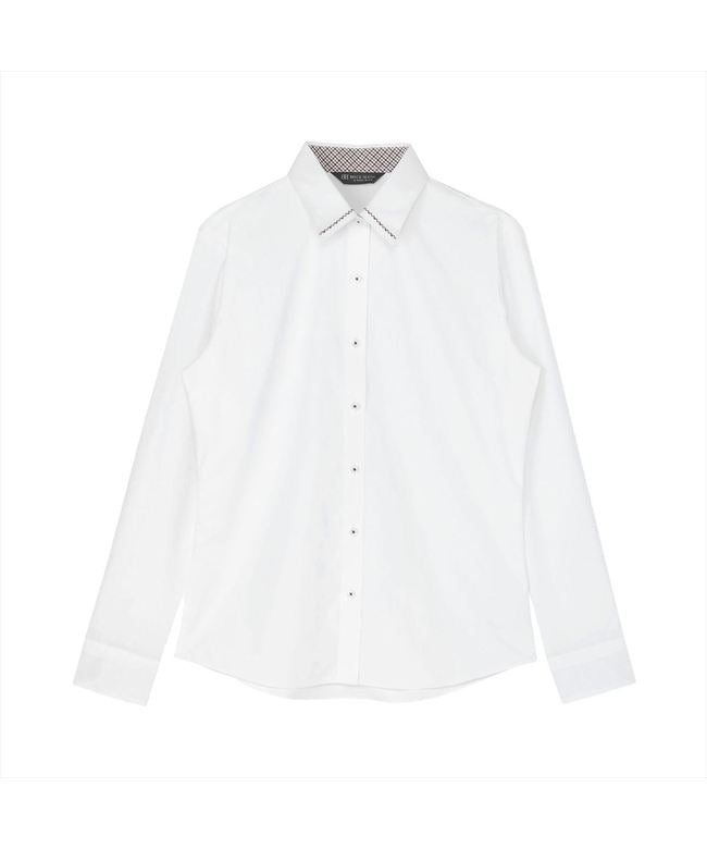 トーキョーシャツ TOKYO SHIRTS 【透け防止】 レギュラー 長袖 形態安定 レディースシャツ （ホワイト） ホワイト