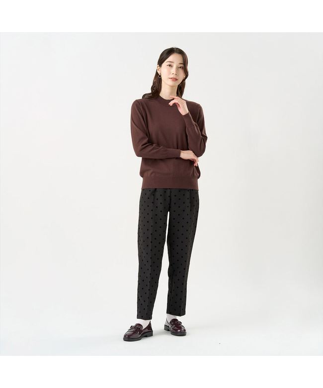 Tokyo Shirts Knit Mochi Mochi High Neck Pullover Women's