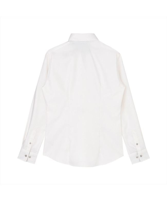 トーキョーシャツ TOKYO SHIRTS 【超形態安定】 スキッパー 長袖 形態安定 綿100% レディースシャツ （イエロー） イエロー