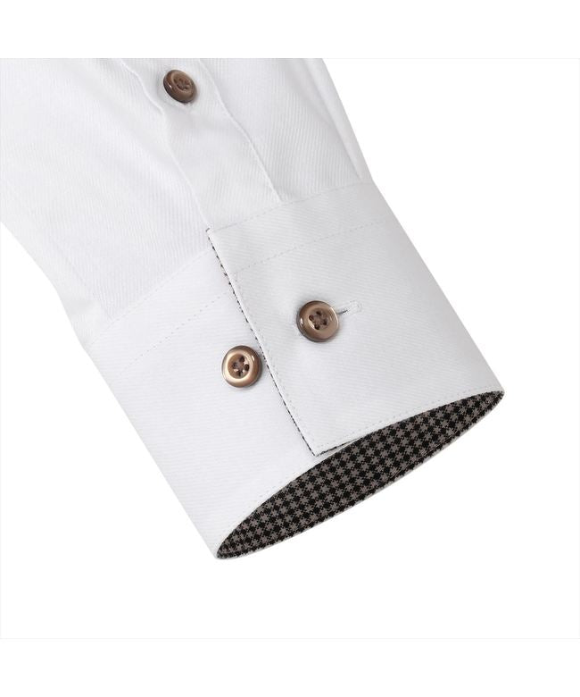 トーキョーシャツ TOKYO SHIRTS 【透け防止】 スキッパー 長袖 形態安定 レディースシャツ （ホワイト） ホワイト