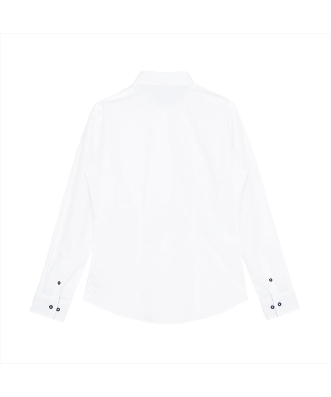 トーキョーシャツ TOKYO SHIRTS 【透け防止】 レギュラー 長袖 形態安定 レディースシャツ （ホワイト） ホワイト
