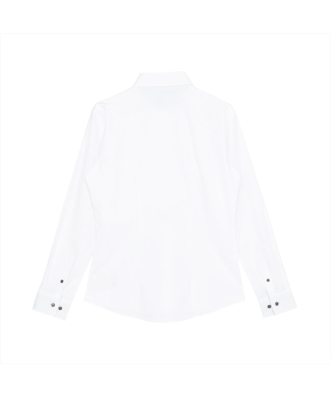 トーキョーシャツ TOKYO SHIRTS 【透け防止】 レギュラー 長袖 形態安定 レディースシャツ （ホワイト） ホワイト