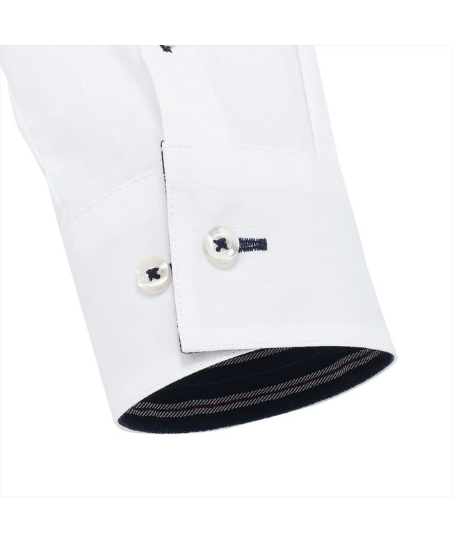 トーキョーシャツ TOKYO SHIRTS 【透け防止】 スキッパー 長袖 形態安定 レディースシャツ （ホワイト） ホワイト