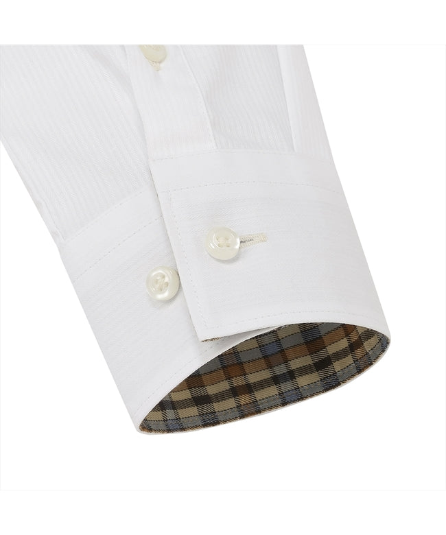 トーキョーシャツ TOKYO SHIRTS 【透け防止】 ワイド 長袖 形態安定 レディースシャツ （ホワイト） ホワイト
