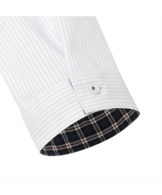 トーキョーシャツ TOKYO SHIRTS 【透け防止】 レギュラー 七分袖 形態安定 レディースシャツ （ブルー） ブルー