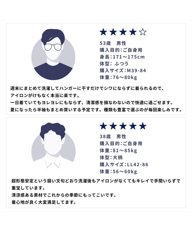 トーキョーシャツ TOKYO SHIRTS 【超形態安定】 ワイド 七分袖 形態安定 綿100% レディースシャツ （ネイビー） ネイビー