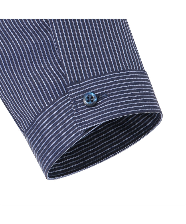 トーキョーシャツ TOKYO SHIRTS 【超形態安定】 ワイド 七分袖 形態安定 綿100% レディースシャツ （ネイビー） ネイビー
