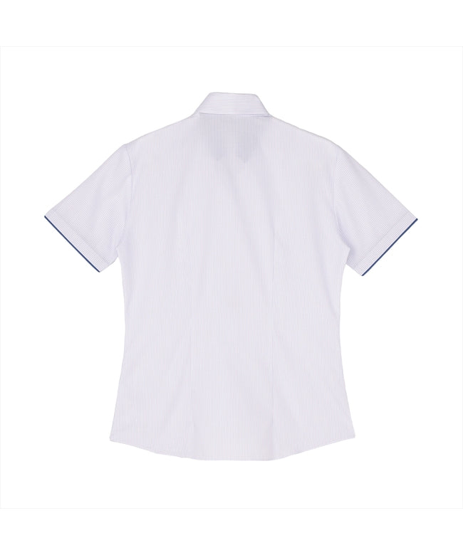 トーキョーシャツ TOKYO SHIRTS 【吸水速乾】 スキッパー 半袖 形態安定 レディースシャツ （パーブル） パーブル