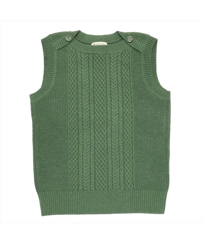 TOKYO SHIRTS Boat Neck Knit Vest for Women