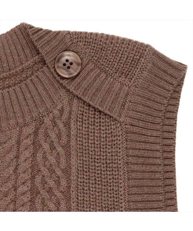 TOKYO SHIRTS Boat Neck Knit Vest for Women