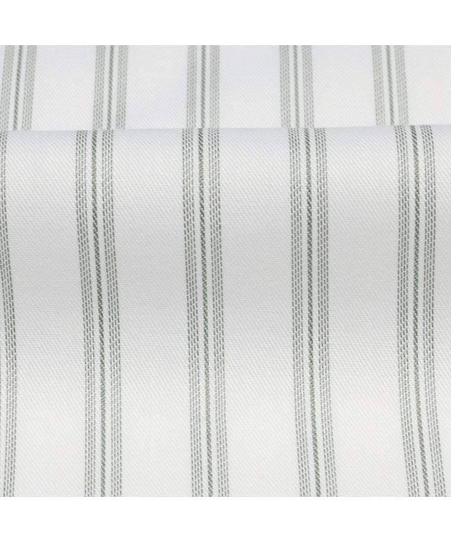 トーキョーシャツ TOKYO SHIRTS 【ECOVERO(TM)】 BIGシルエット スタンド衿 七分袖 カジュアルシャツ （グリーン） グリーン