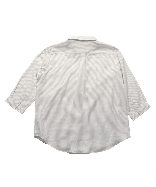 トーキョーシャツ TOKYO SHIRTS 【Pitta Re:)】 Wガーゼ レギュラー衿 綿100％ 七分袖シャツ （ベージュ） ベージュ
