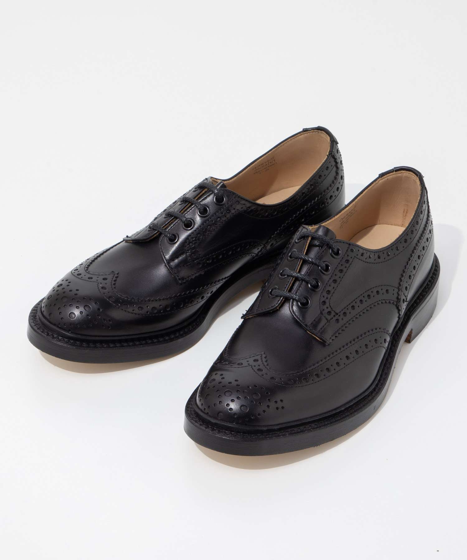 トリッカーズ Tricker's トリッカーズ Tricker's BOURTON バートン COUNTRY SHOE カントリー シューズ 5633 メンズ シューズ （ブラック/LEATHER SOLE） ブラック/LEATHER SOLE