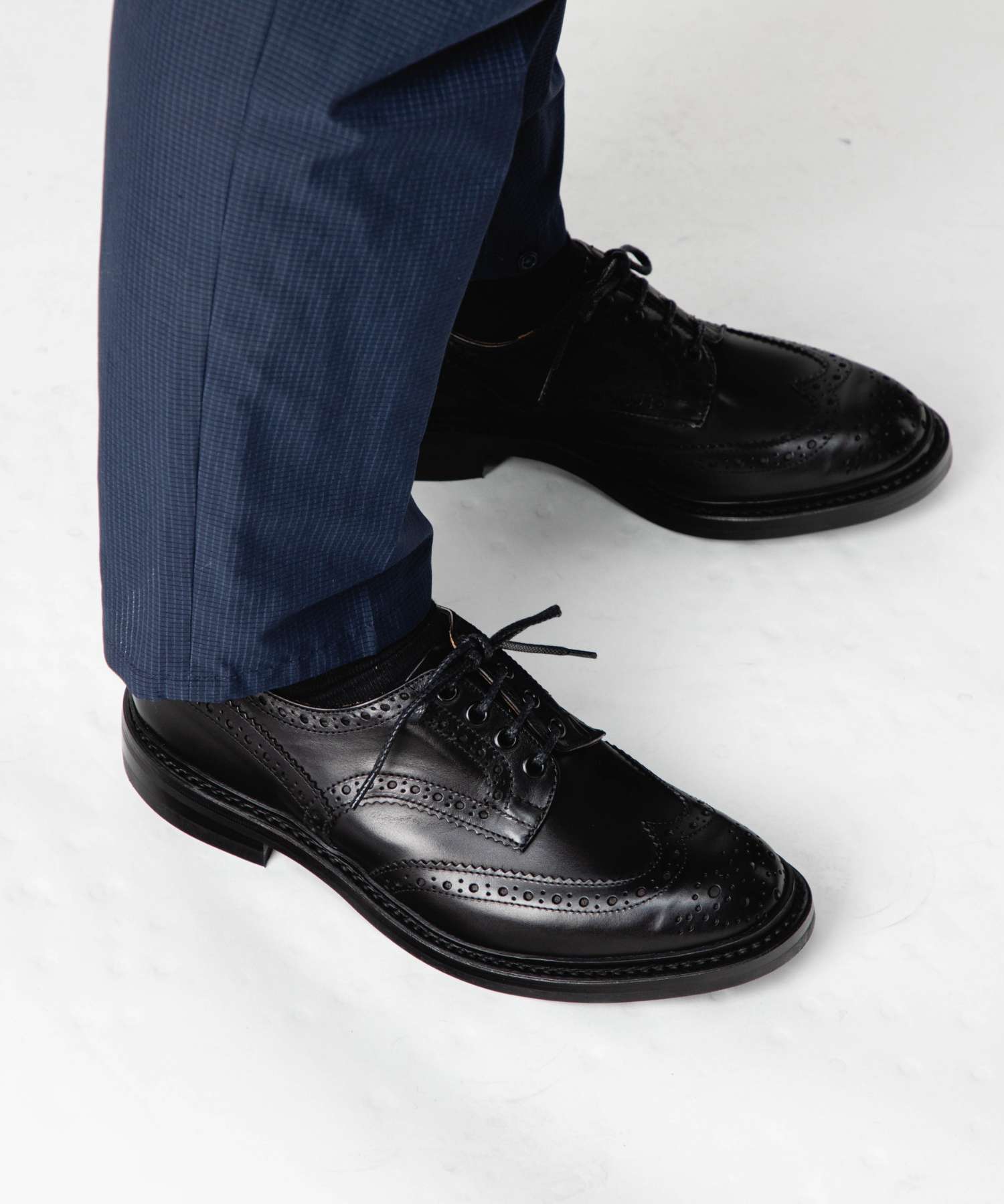 トリッカーズ Tricker's トリッカーズ Tricker's BOURTON バートン COUNTRY SHOE カントリー シューズ 5633 メンズ シューズ （ブラック/LEATHER SOLE） ブラック/LEATHER SOLE