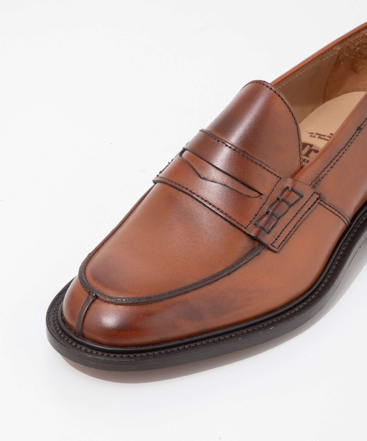 トリッカーズ Tricker's トリッカーズ Tricker's JAMES ジェームズ PENNY LOAFER コインローファー 3227 モカシン メンズ シューズ （CHESTNUT） CHESTNUT
